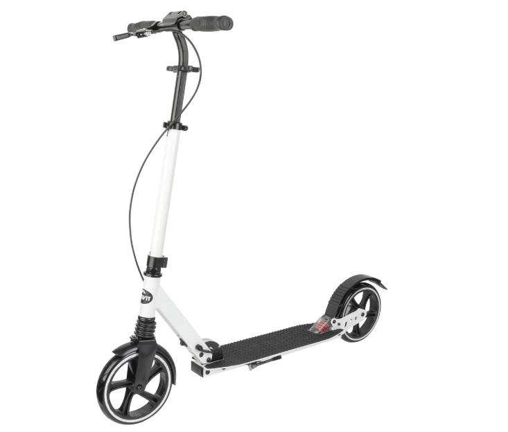 CRIVIT Koloběžka s odpružením Town Scooter bílá